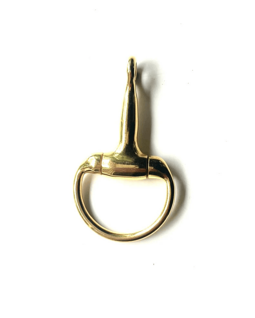 HORSE BIT PENDANT | gold