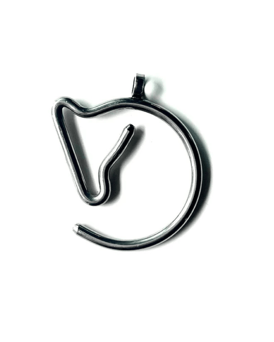 HORSE HEAD PENDANT | silver