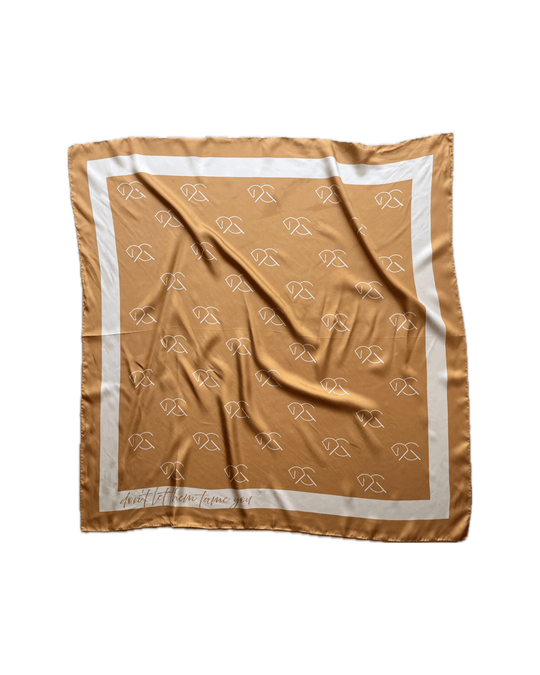 MALIN SILK SCARF | chestnut