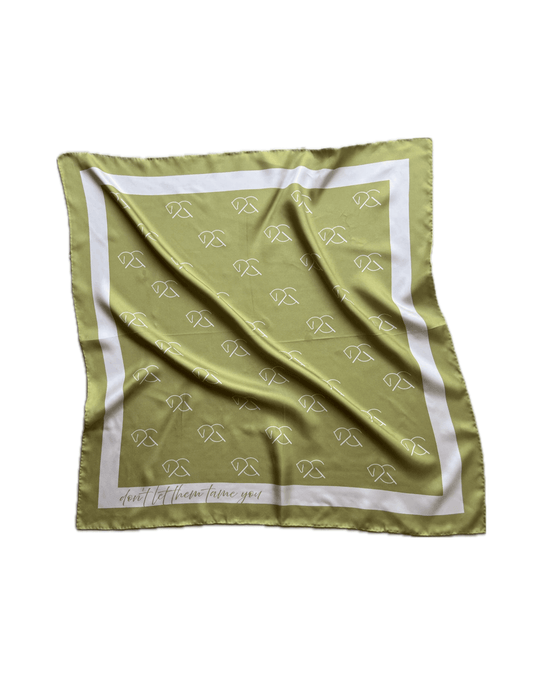 MALIN SILK SCARF | green