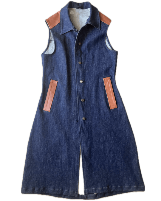 BLAZE DENIM VEST | Indigo Blue