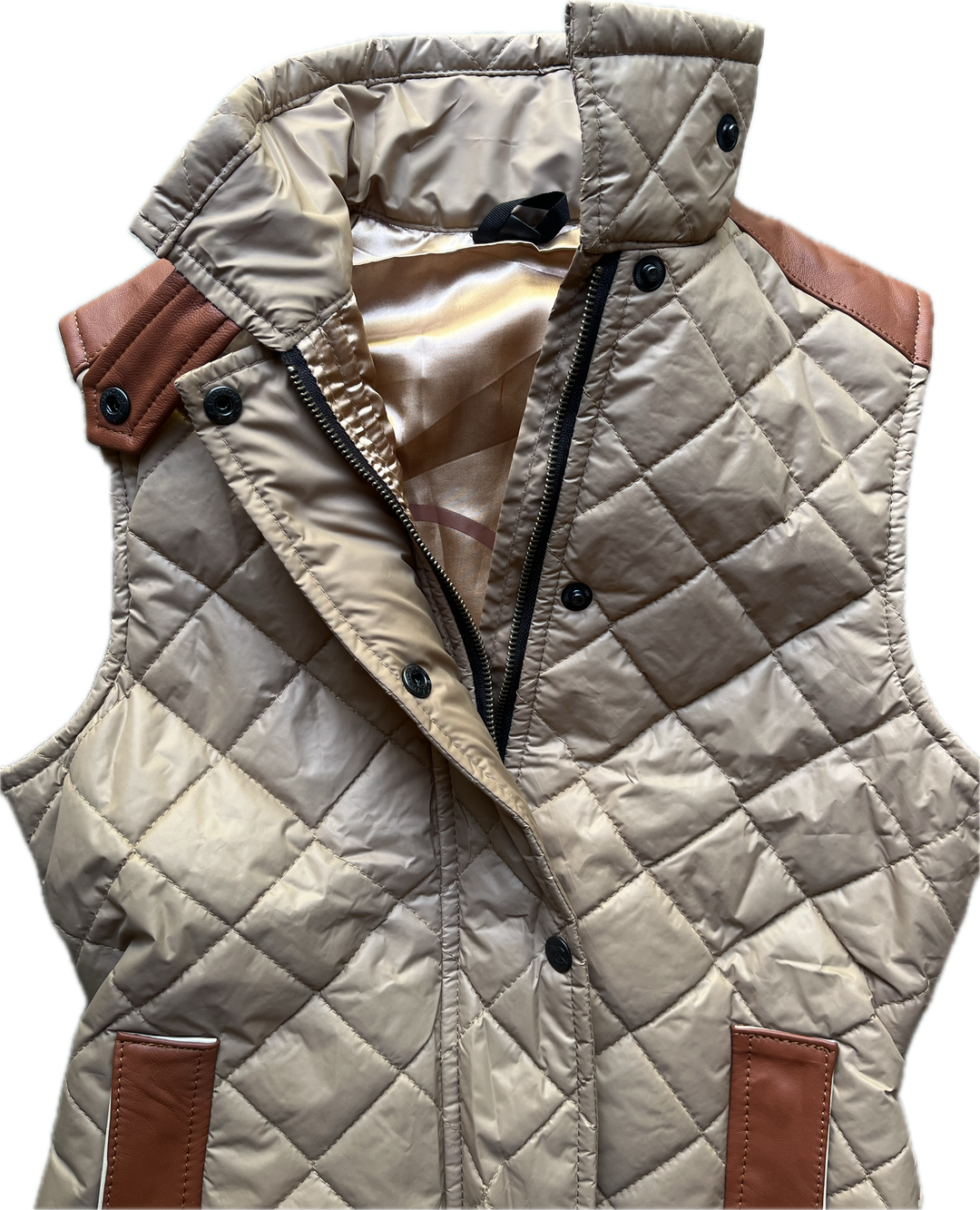 MALIN VEST SHORT - buckskin