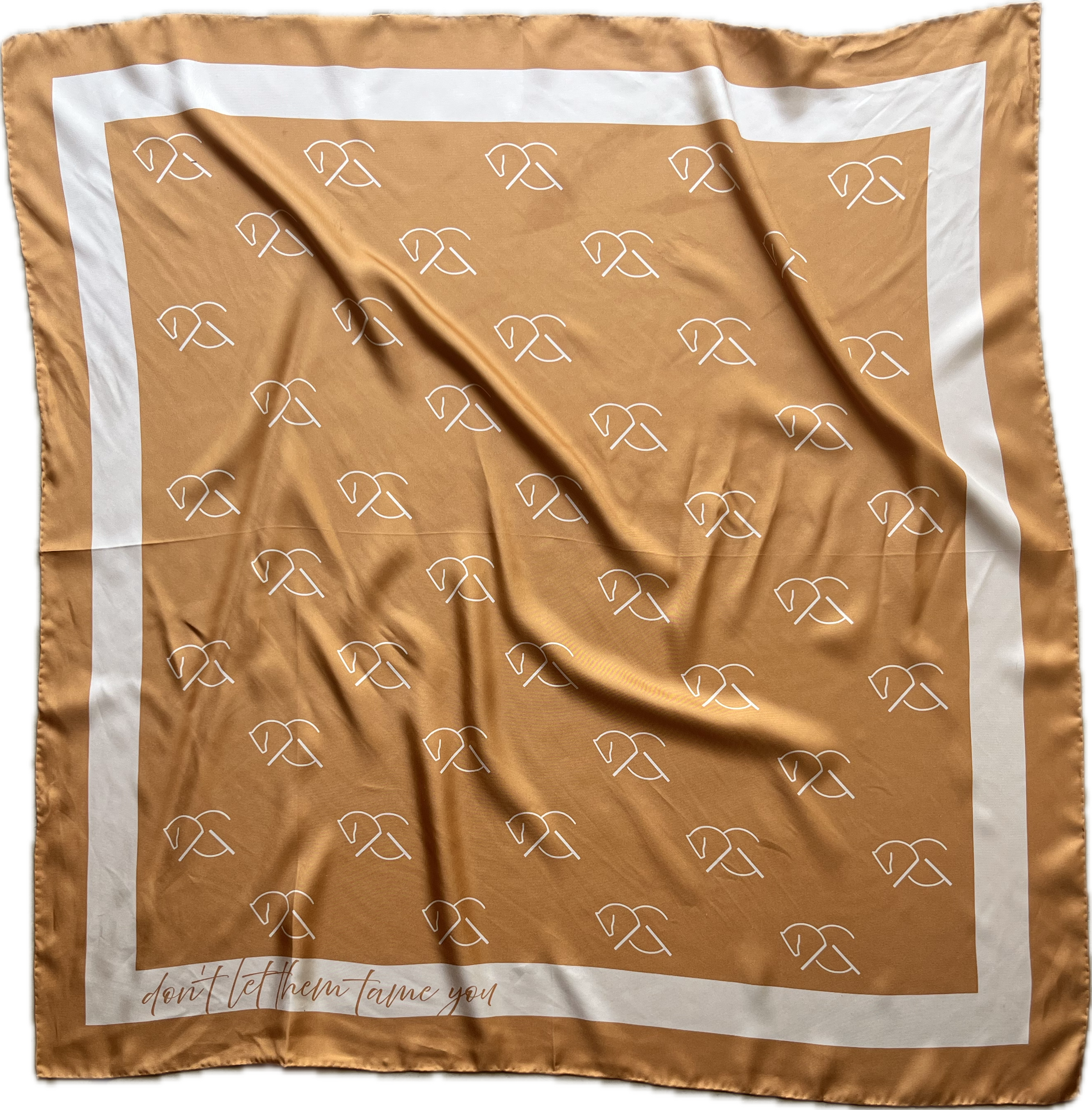 MALIN SILK SCARF | chestnut