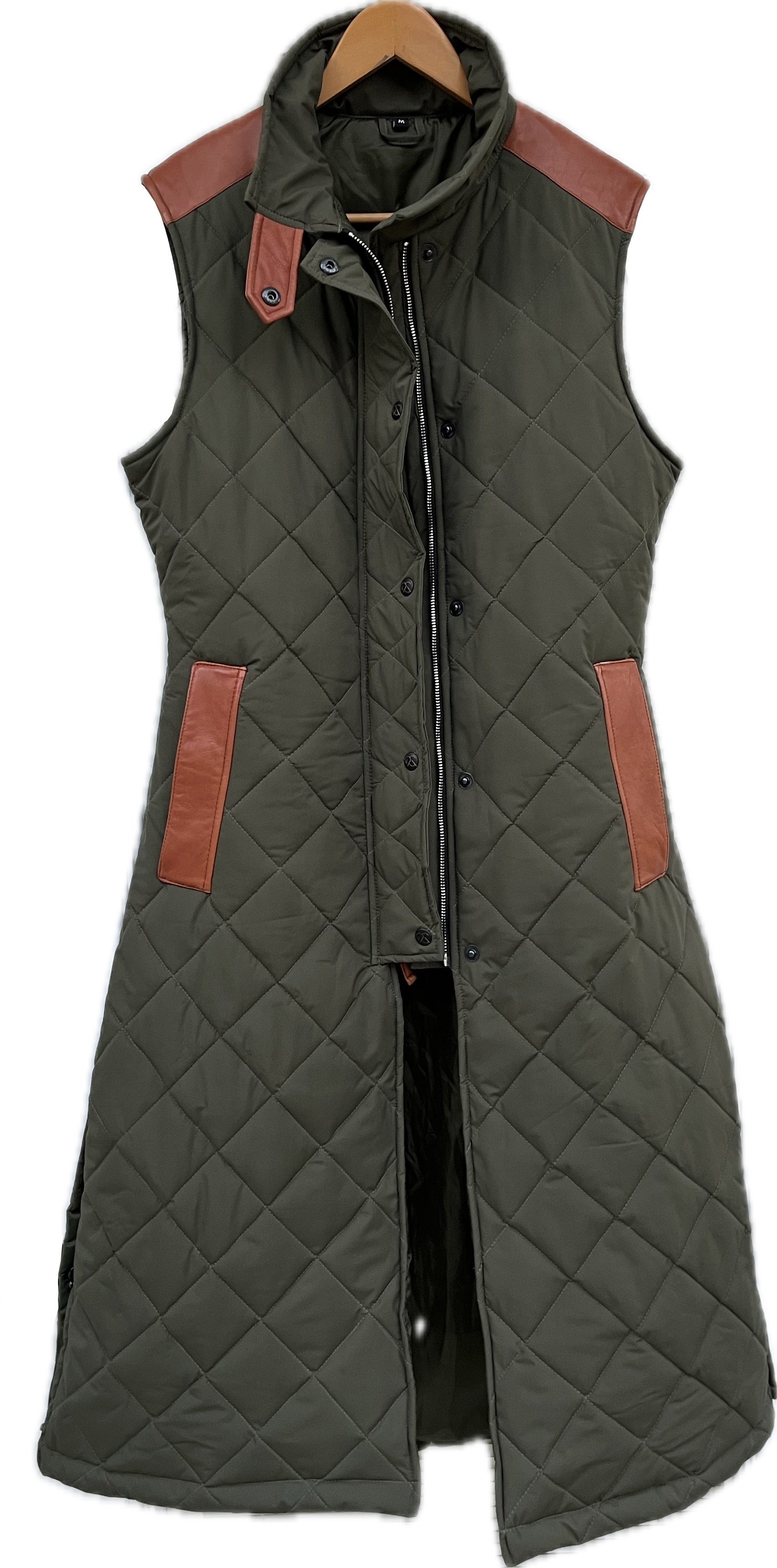 MALIN VEST LONG - hunter green - AtelierCG™