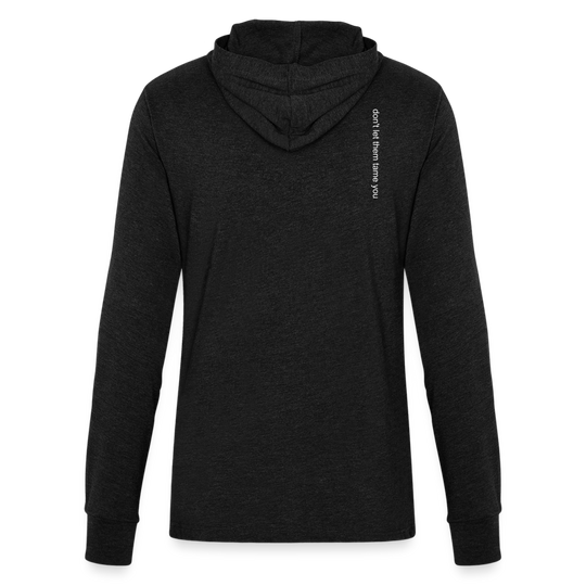BORN WILD | Light Weight Hoodie | Long Sleeve - heather black