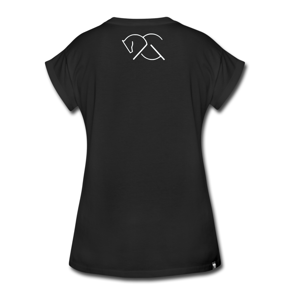 DON'T LET THEM TAME YOU TEE | Boy Friend Tee | Short Sleeve - AtelierCG™ - black