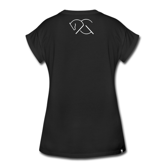 DON'T LET THEM TAME YOU TEE | Boy Friend Tee | Short Sleeve - AtelierCG™ - black