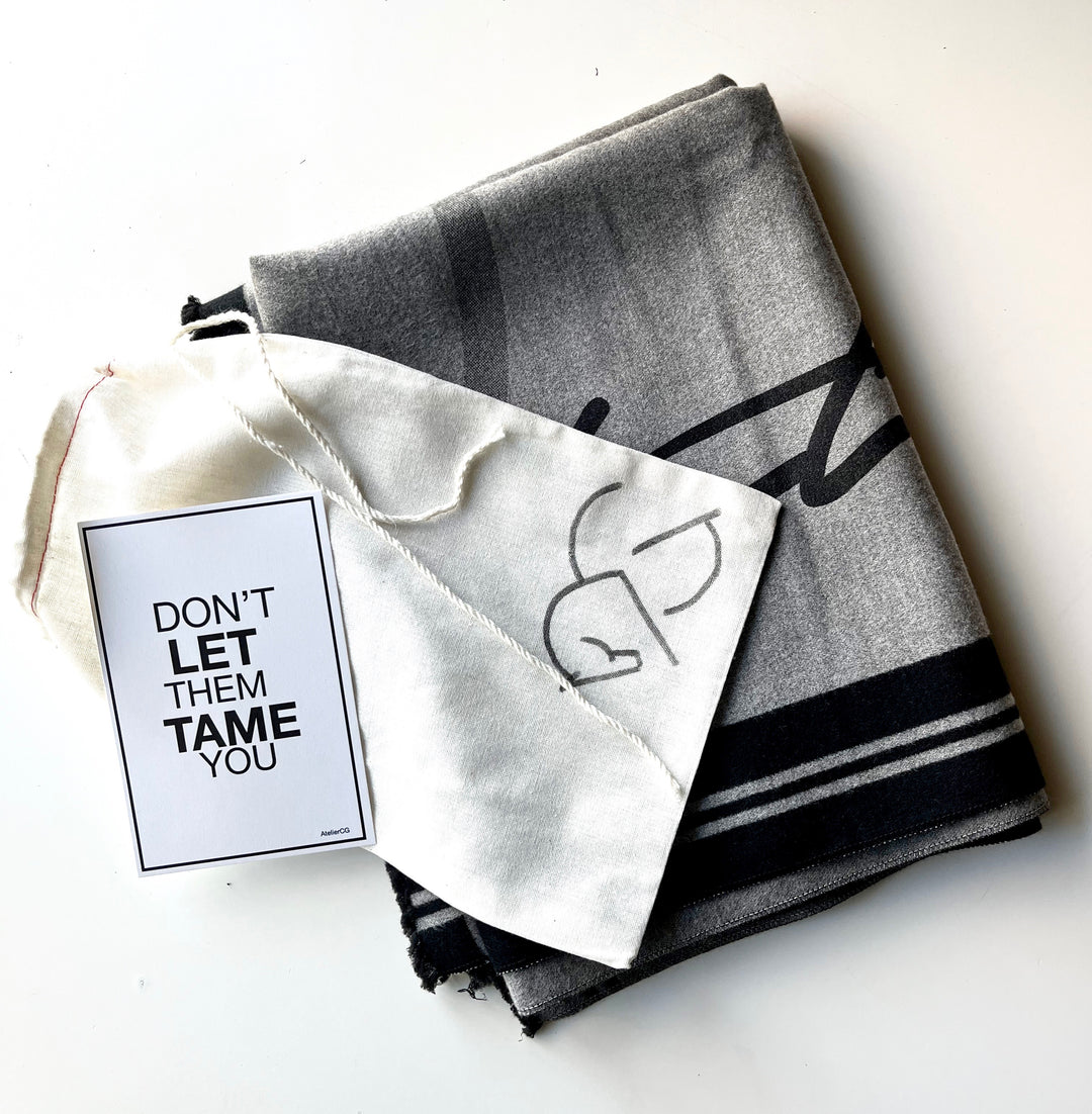ORLANDO SCARF - Black - AtelierCG™