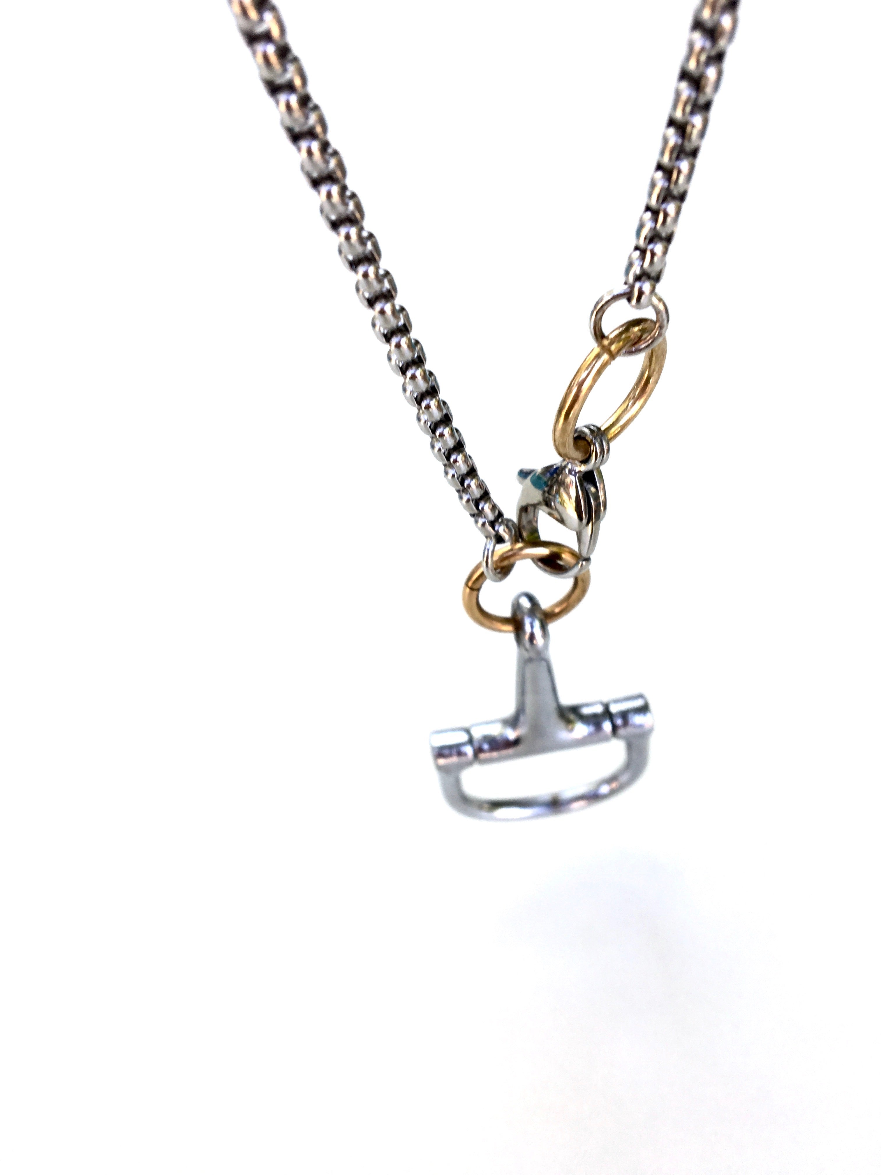 CASPIAN NECKLACE | Equestrian Jewelry | Horse Bit Pendant Necklace - AtelierCG™