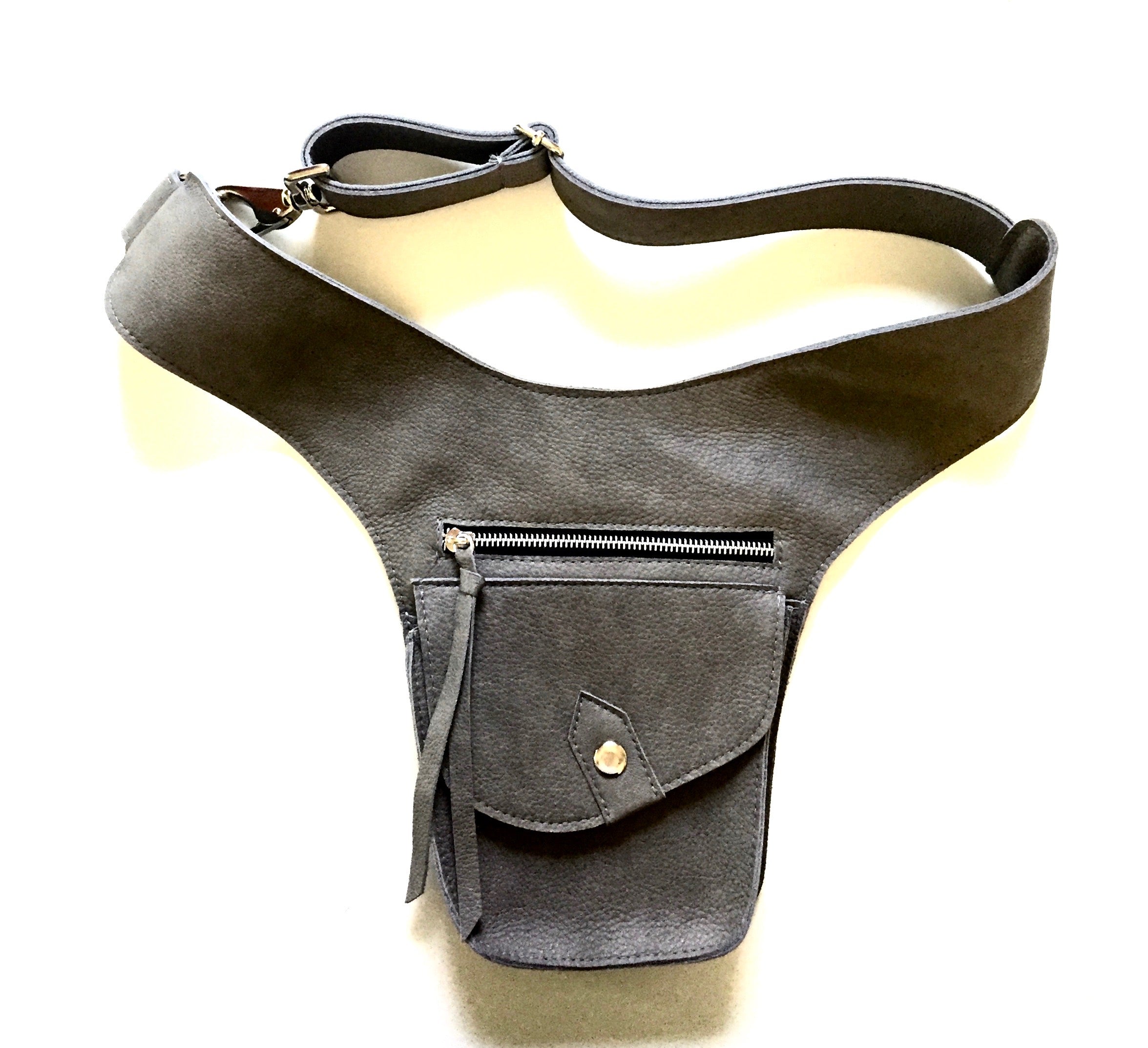 RIDE HOLSTER | Equestrian Leather Bag | Holster Bag For Phone and Wallet | Waist Bag - AtelierCG™