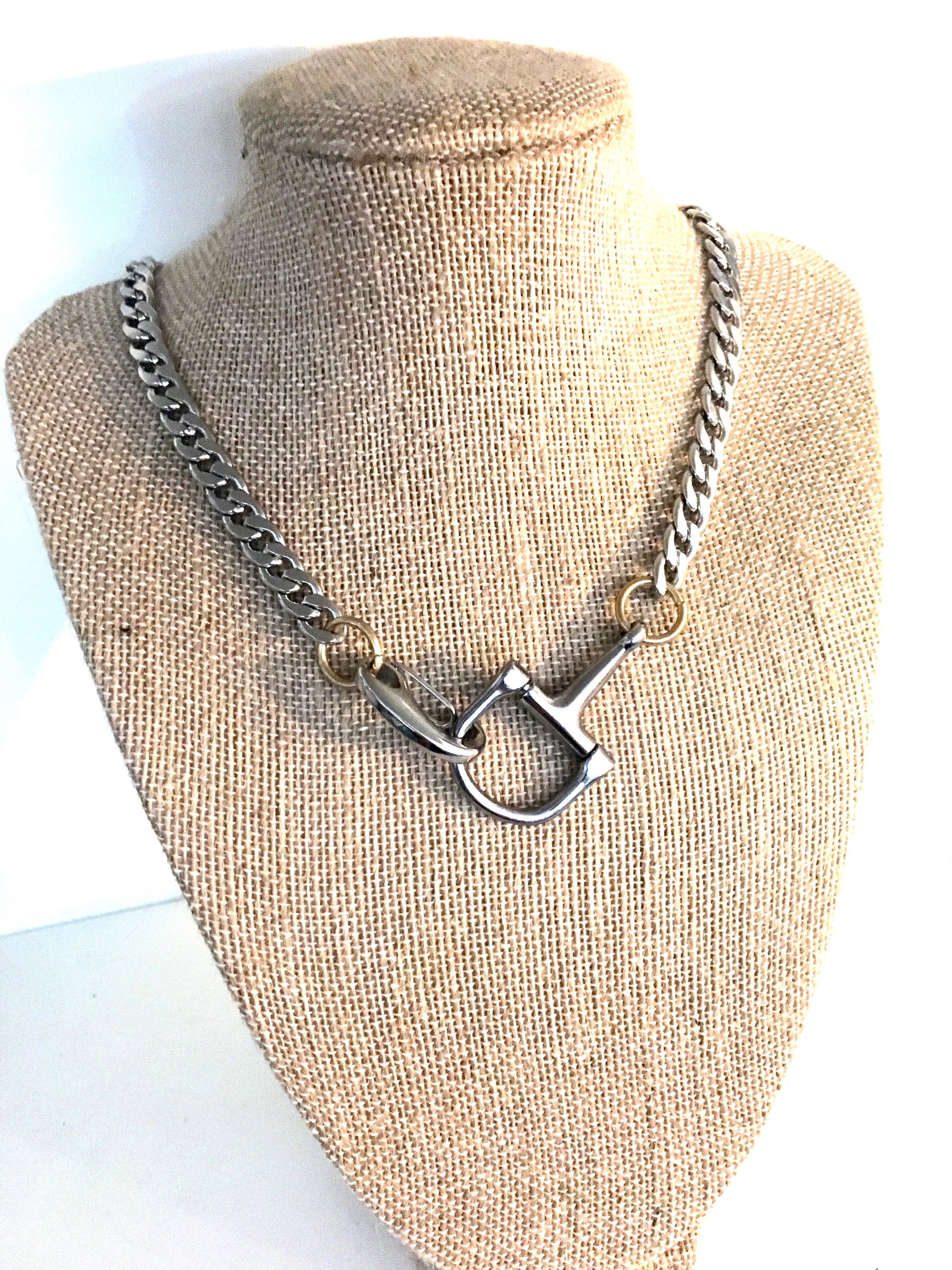 CORNWALL NECKLACE | Breeders Cup Limited | Equestrian Jewelry | D-Bit Pendant - AtelierCG™