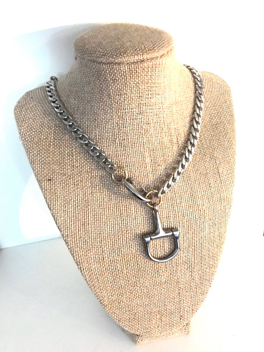 CORNWALL NECKLACE | Breeders Cup Limited | Equestrian Jewelry | D-Bit Pendant - AtelierCG™