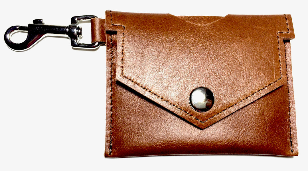ACG CARD HOLDER in red dun, Leather Card Holder - AtelierCG™