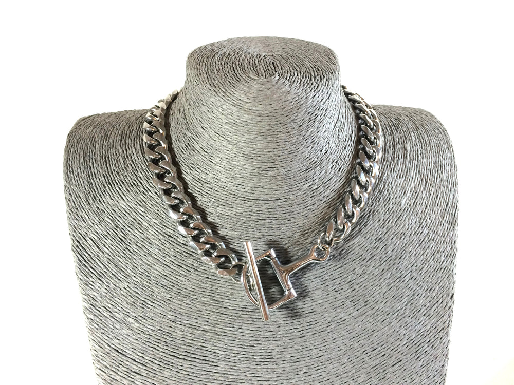 LIPIZZANER CHOKER | Equestrian Jewelry | D-Bit Necklace | Equestrain Gifts -AtelierCG™