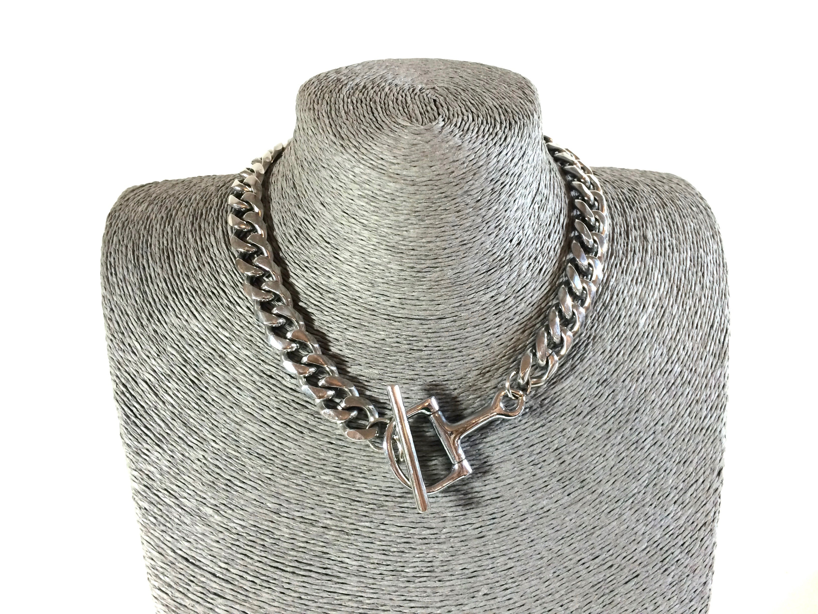 LIPIZZANER CHOKER | Equestrian Jewelry | D-Bit Necklace | Equestrain Gifts -AtelierCG™