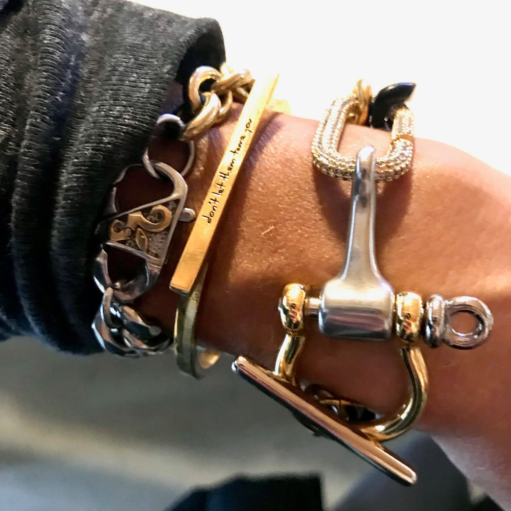 ARIES DOUBLE | Bracelet | black - gold - AtelierCG™