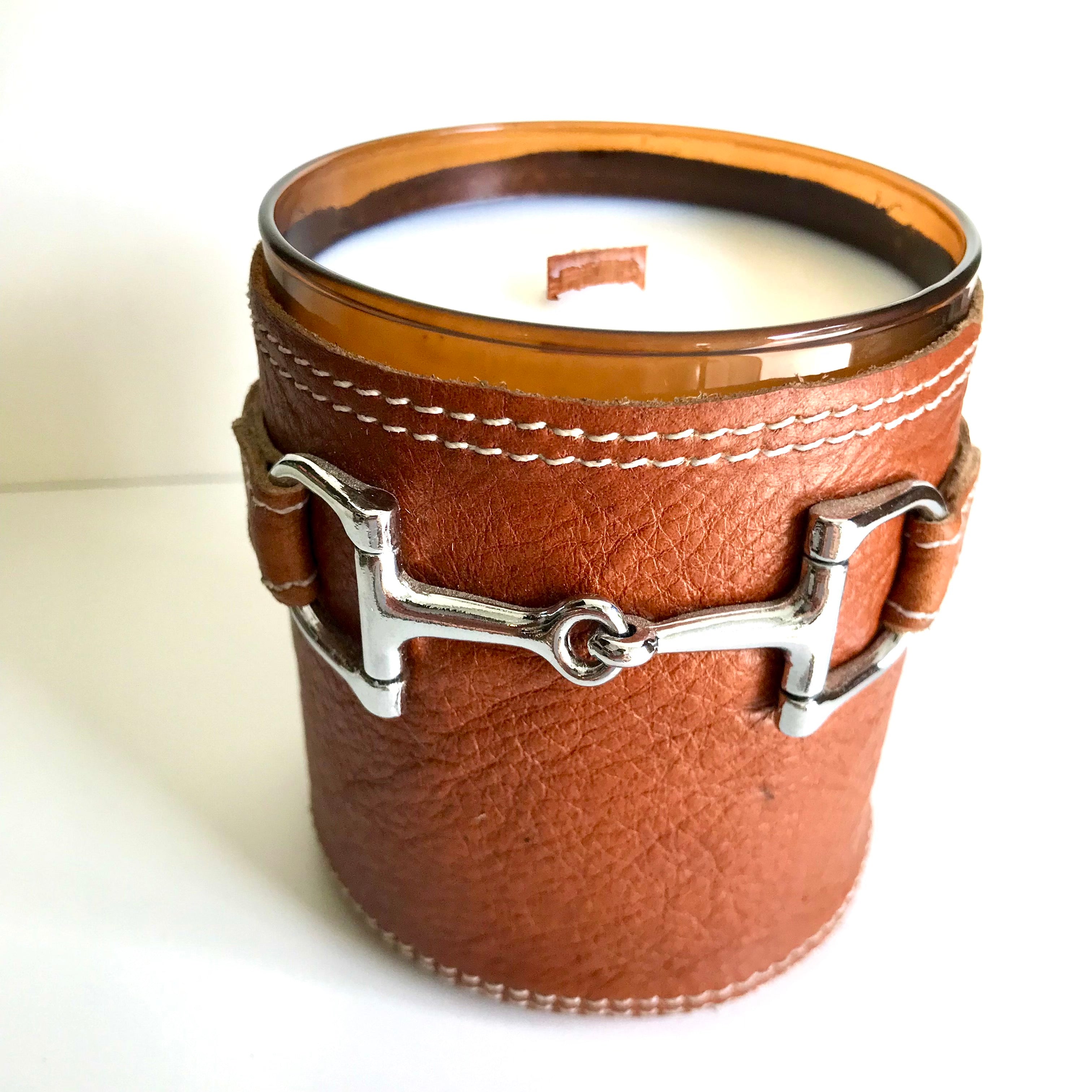 HOOFBEAT | Leather Sleeve Soy Candle  - Limited Edition - AtelierCG™