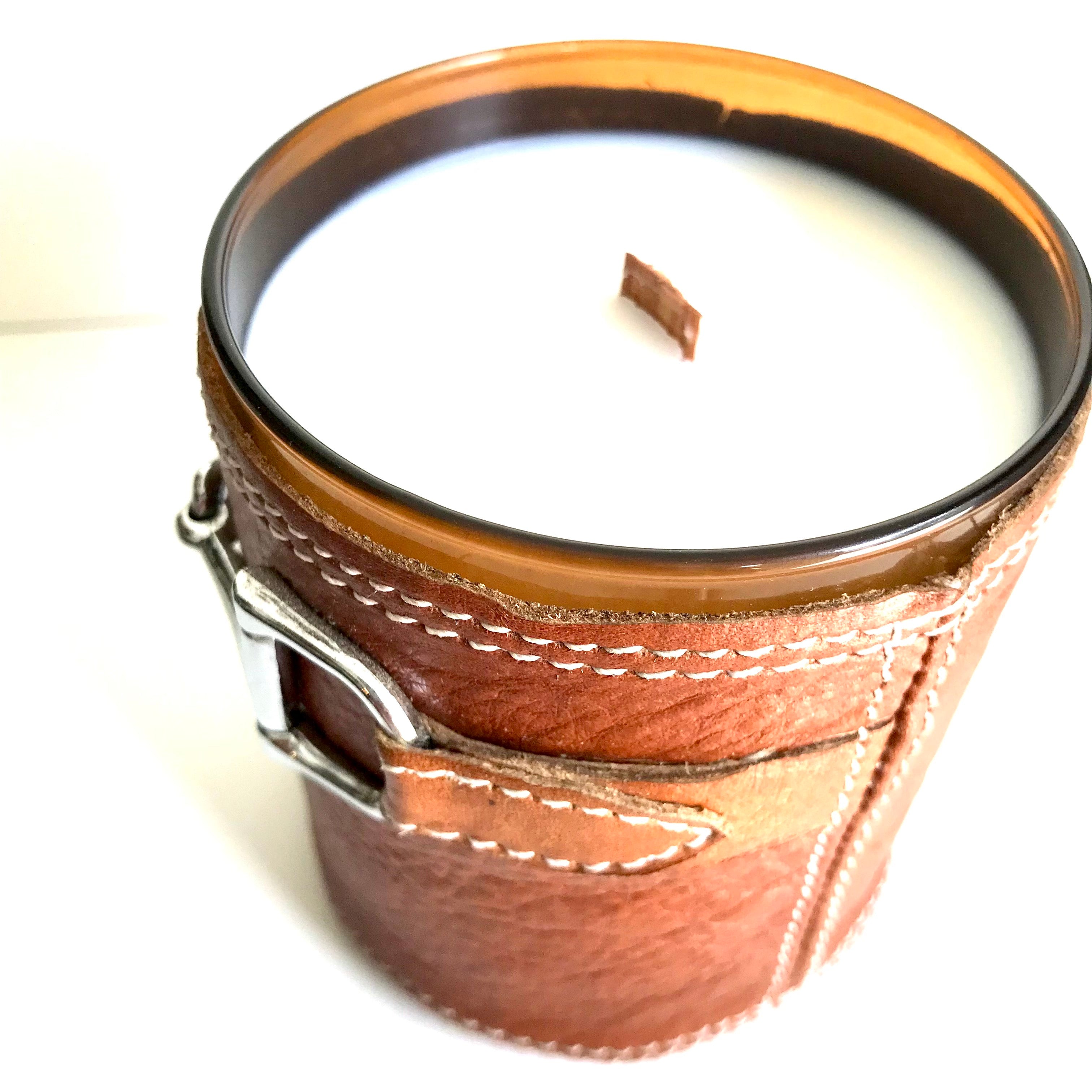 HOOFBEAT | Leather Sleeve Soy Candle  - Limited Edition - AtelierCG™