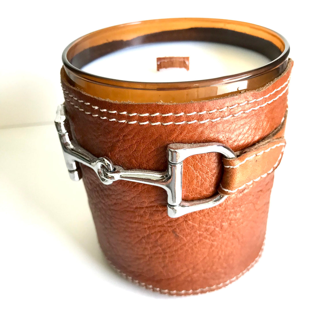 HOOFBEAT | Leather Sleeve Soy Candle  - Limited Edition - AtelierCG™