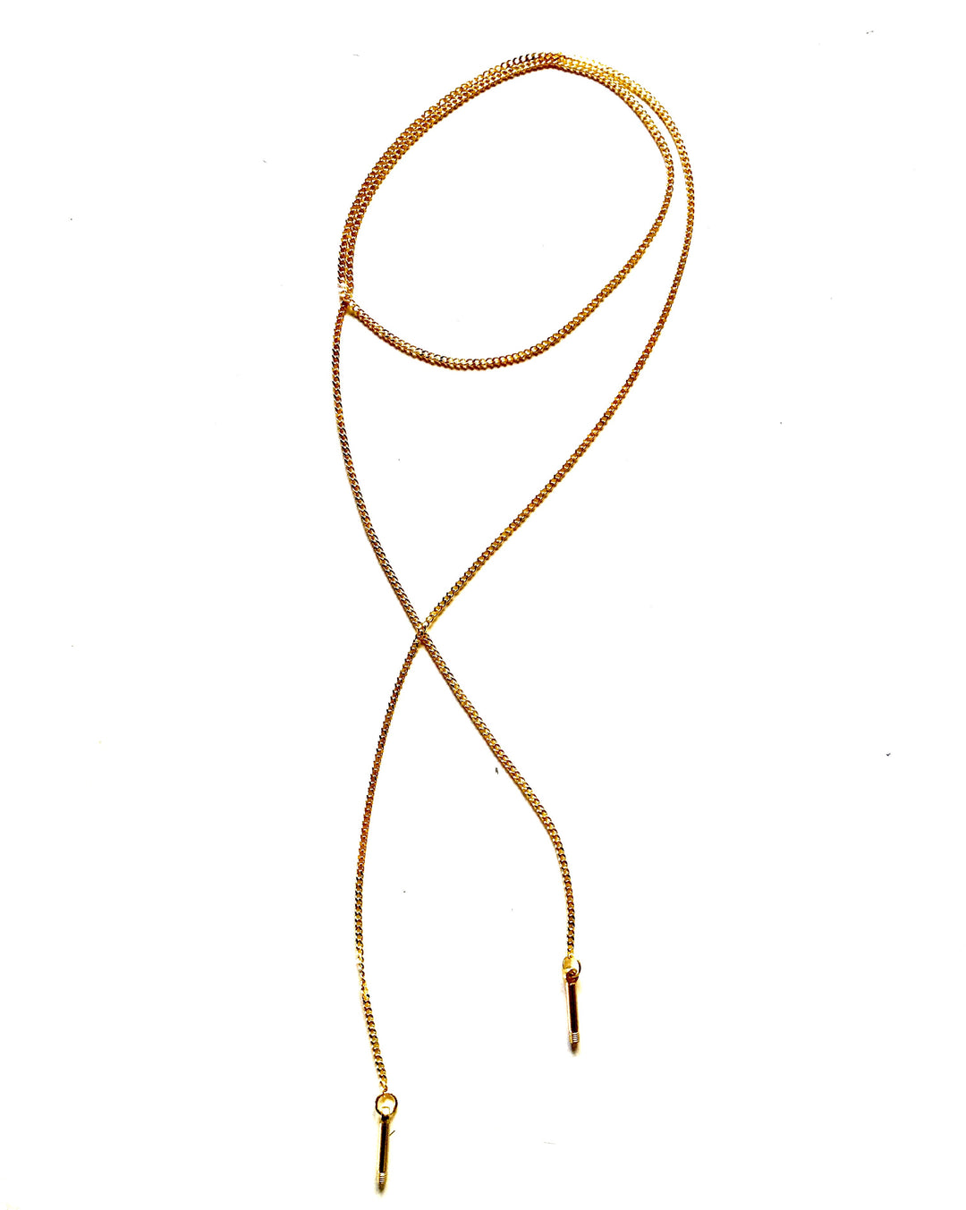 DERBY LARIAT NECKLACE  - GOLD - AtelierCG™