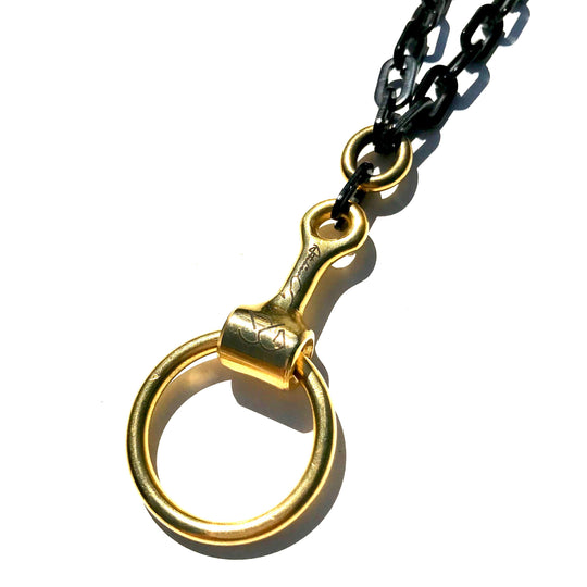 VALEGRO No.7 NECKLACE  | black & gold  - AtelierCG™
