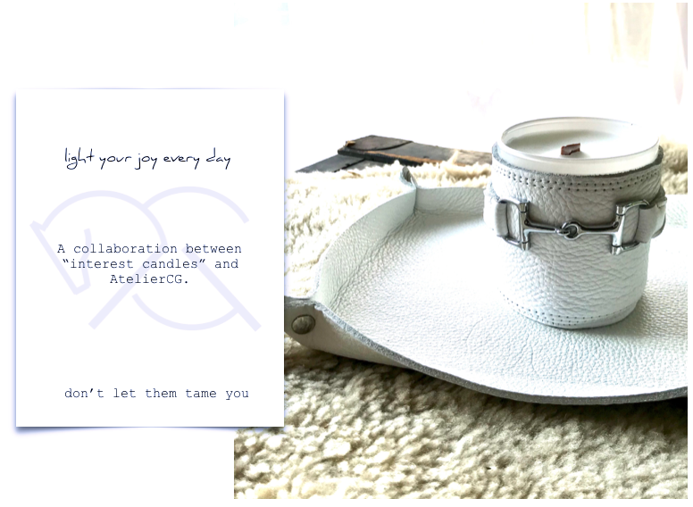 GROOM | Leather Sleeve Soy Candle  - Limited Edition