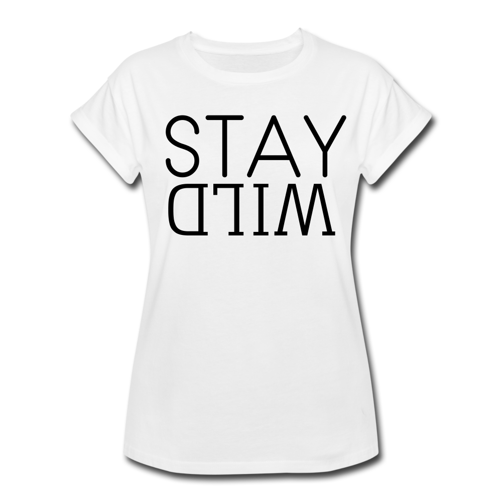 STAY WILD TEE | Boy Friend Tee | Short Sleeve - AtelierCG™