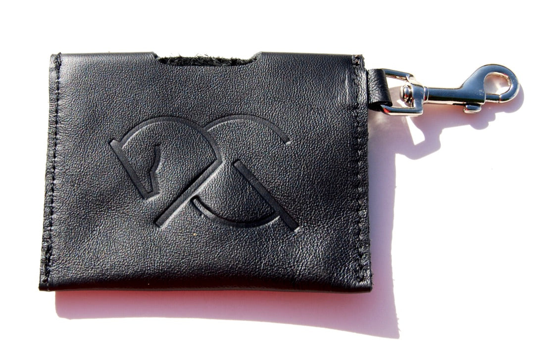 ACG CARD HOLDER in black, Leather Card Holder - AtelierCG™