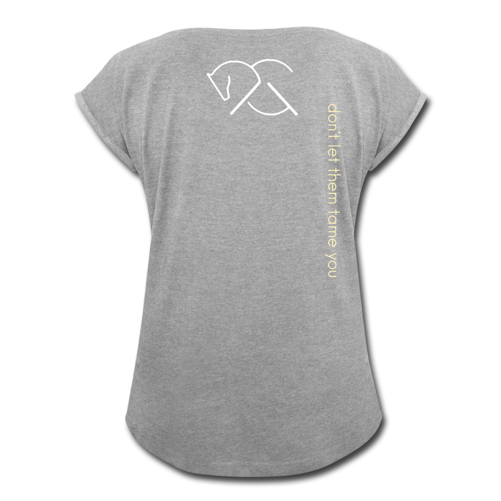 BARN BABES & CHAMPAGNE TEE | grey - heather gray