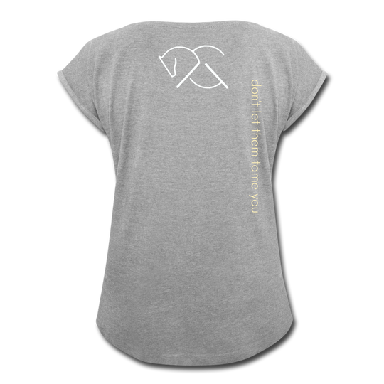 BARN BABES & CHAMPAGNE TEE | grey - heather gray