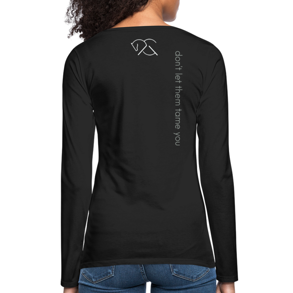 PONY ADDICTION - LONG SLEEVE TEE - black