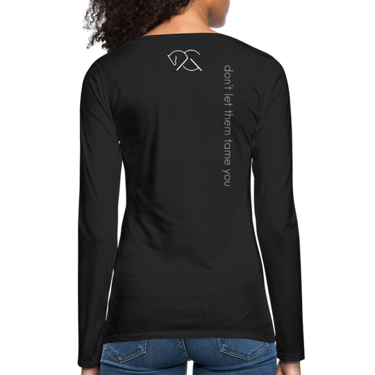PONY ADDICTION - LONG SLEEVE TEE - black